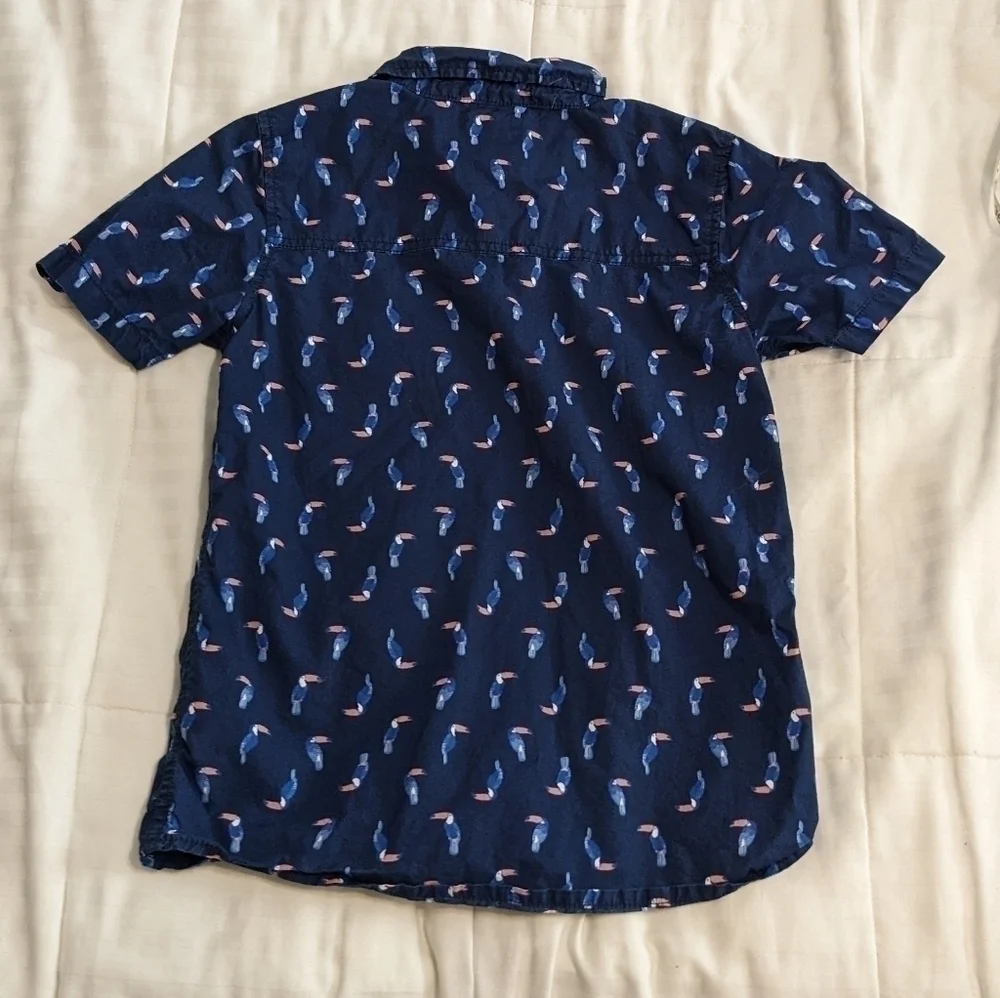 Oshkosh B'Gosh toucan button up shirt size 10/12